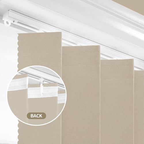 RINHARTEX Blackout Accordion Curtain Set