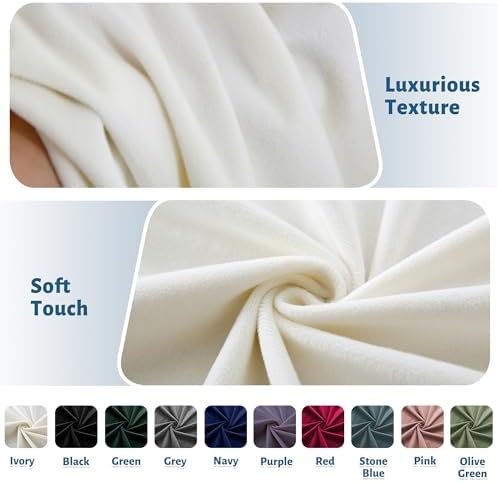 Velvet Door Curtain with Grommet for Privacy and Style