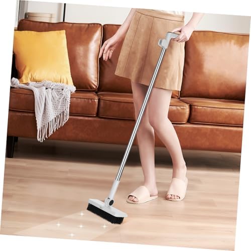 JECOMPRIS 3 in 1 Broom Set with Dustpan and Push Broom