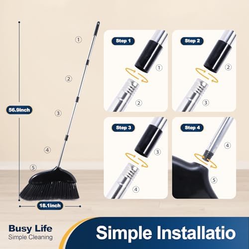Yocada Heavy Duty 569 Inch Angle Broom