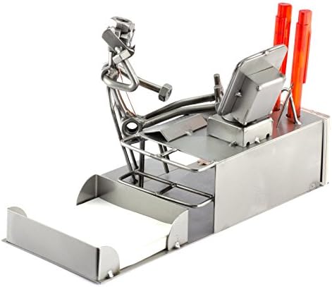 Steelman24 Nuts and Bolts Sculpture - Unique Office Home Decor Gift