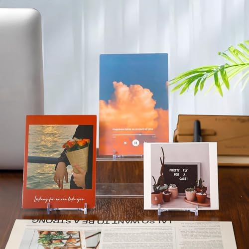 Adjustable Acrylic Display Easel Stand 24 Pieces