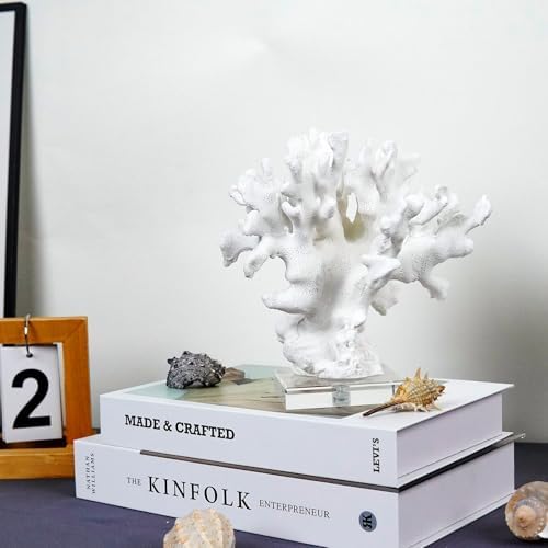 Artificial Coral Reef Decor White Statue RB1003W