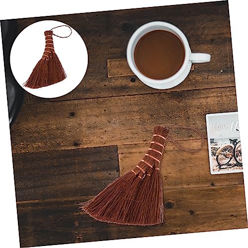 Gogogmee 1pc Natural Palm Broom - Compact Durable for Home Cleaning