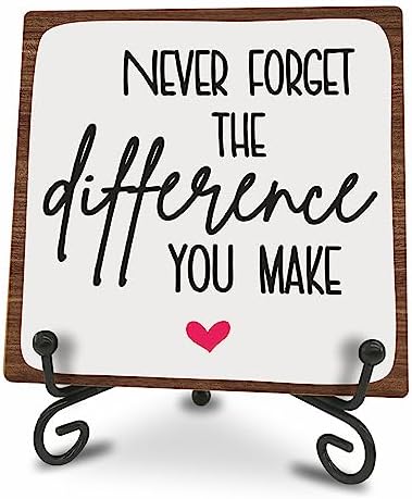 Wooden Sign - Positive Reminder For Home And Office