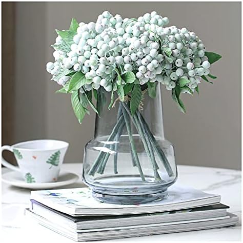 Lifelike Artificial Berry Bouquet with Vase