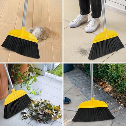 TreeLen 55 Long Handle Broom for Hardwood Floors