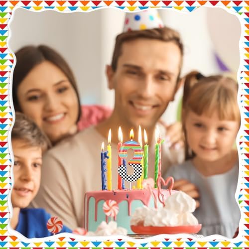 Number 3 Racing Car Birthday Candle Monster Truck Theme