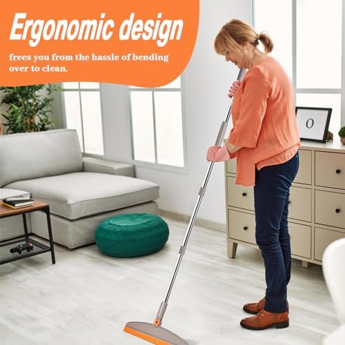 XXFLOWER Silicone Air Broom with Adjustable Squeegee