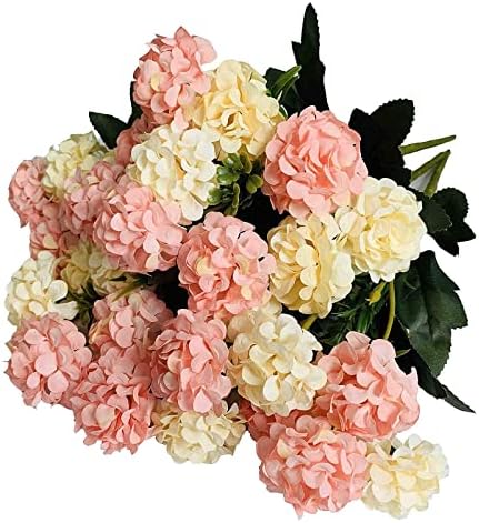 Ymortalize Fake Plant 3 Bundles Artificial Flowers