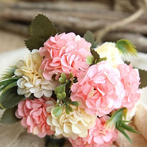 Ymortalize Fake Plant 3 Bundles Artificial Flowers