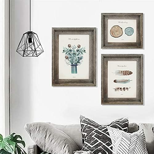 IKEREE Rustic Barnwood Picture Frame 85x11 1
