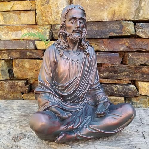 The Peace of Christ 10 Bronze Statue - Meditation Decor
