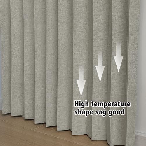AJAZZ 100 Blackout Door Curtain 98 W x 78 L