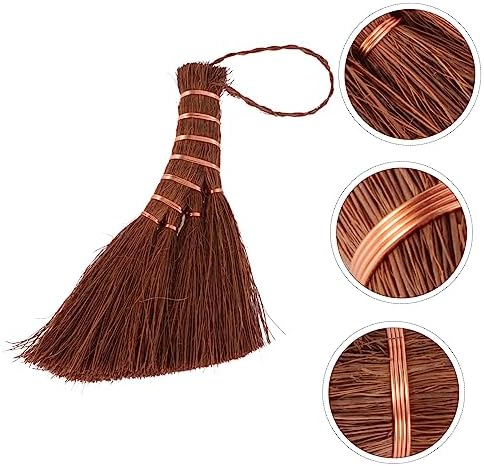 SECFOU 2pcs Natural Palm Broom for Home Cleaning 1