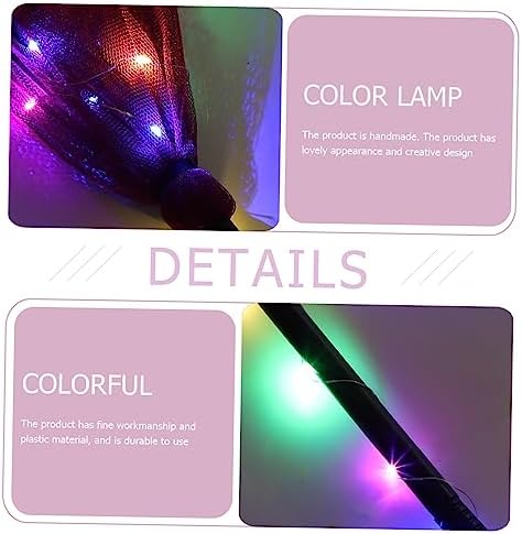 Beavorty Halloween Witch Broom Decorative Lights