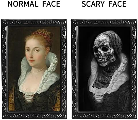 OEDOC 4Pack Halloween 3D Moving Portrait Frames