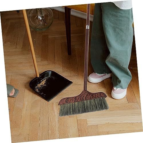 Ipetboom Floor Cleaning Broom Long Handle Heavy Duty Soft Bristle Tool