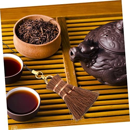 TOVINANNA Mini Hand Broom for Tea Ceremony and Surface Cleaning