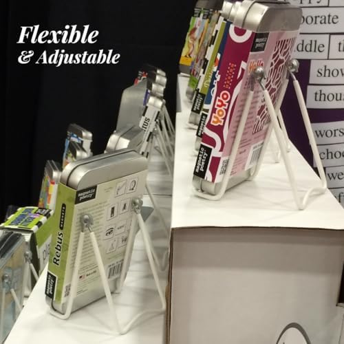 KINGDOM SOLUTIONS 12-Pack Adjustable White Metal Easels