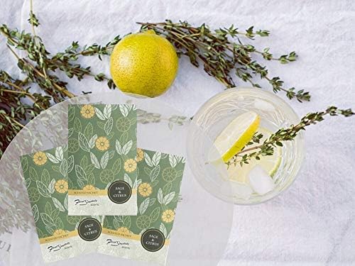Sage and Citrus Scented Sachets Pack of 3 - Made in USA 1