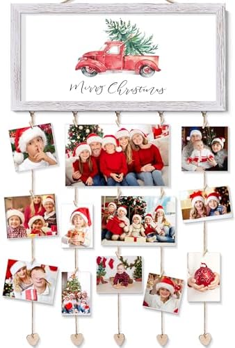 Tiblue Christmas Card Holder Wall Decor Frame 1