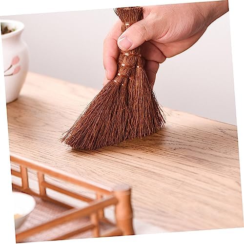 Gogogmee 1pc Natural Palm Broom - Compact Durable for Home Cleaning