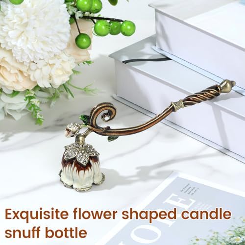 Retro Flower Shape Candle Snuffer with Long Handle