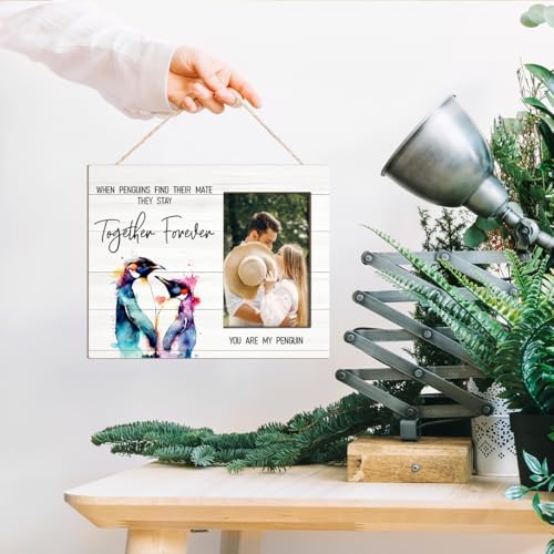 LONLONBANG 4x6 Wooden Picture Frame WallTable Display