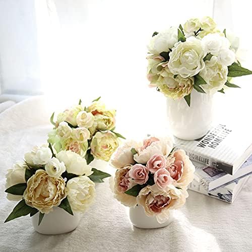 Champagne Peony Bouquet Artificial Wedding Flower