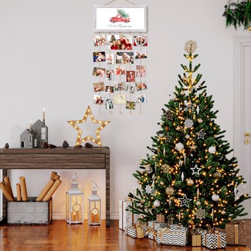 Tiblue Christmas Card Holder Wall Decor Frame 1