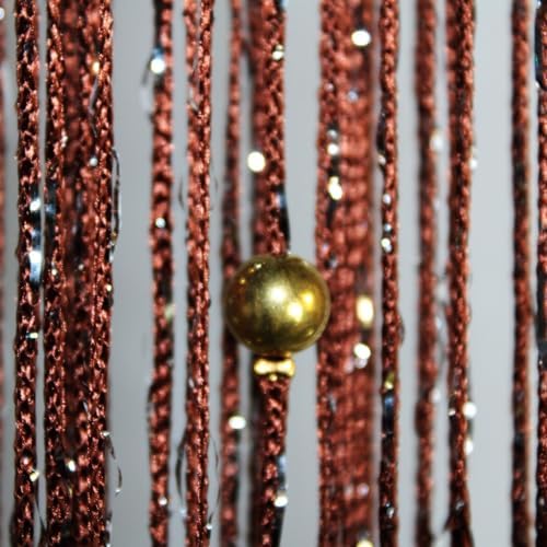 Beaded Curtain Door String Curtains with Glitter Fringe