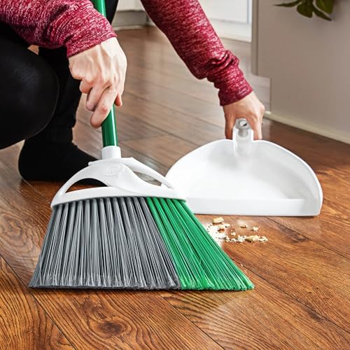 TNLOJI Precision Angle Broom and Dust Pan Set