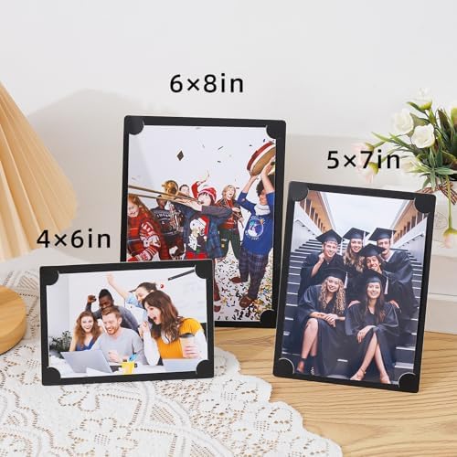 HOTUO 4x6 Paper Frames Set of 10 with Easel 1
