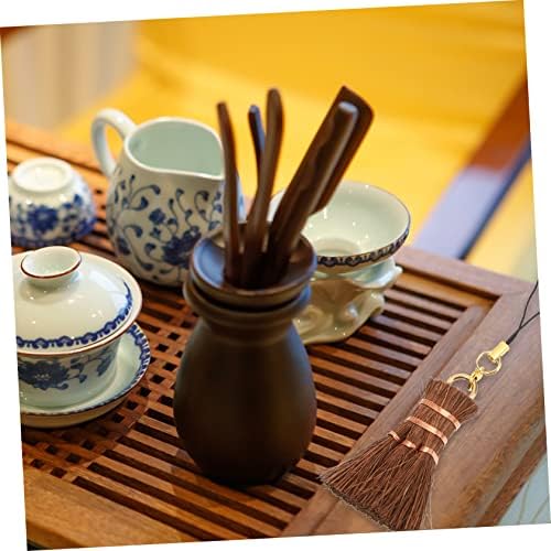 CLISPEED 1-Piece Mini Palm Broom for Cleaning