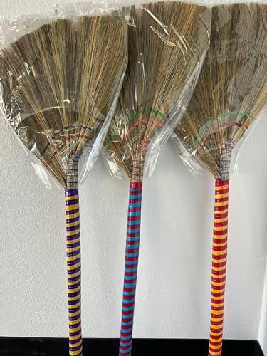 ZOTATO Handmade Asian Broom Set of 3 - 40 Length