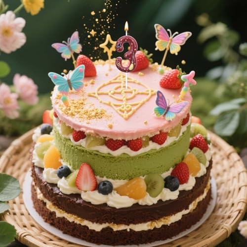 Magical Wizard Birthday Candle Set of 3