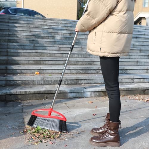 MuLing 157 Heavy Duty Angle Broom with Long Handle
