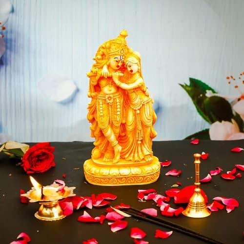 Radha Krishna Idol Sculpture Statue Figurine Decor