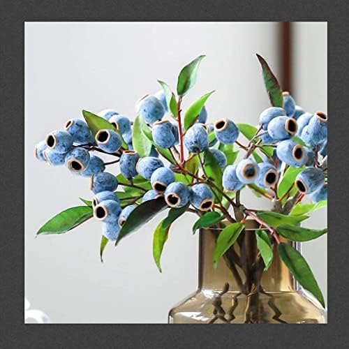 Lifelike Artificial Flowers Set with PE Materials Blue 23cm