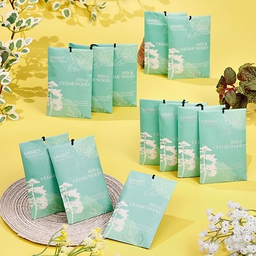 MYARO 12 Pack Scented Sachets for Drawer and Closet
