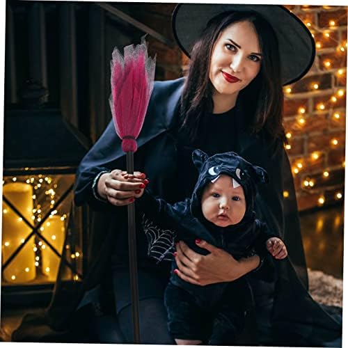 Beavorty Halloween Witch Broom Decorative Lights