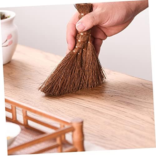 Compact Broom Tool Mini Brown Broom for Home Cleaning