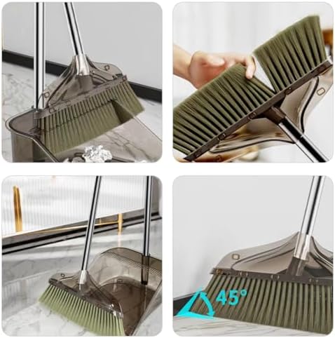 Healifty 1 Set Broom and Dustpan Cleaning Kit