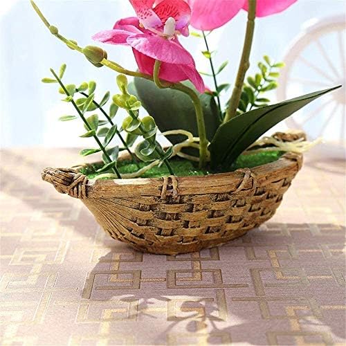 White Artificial Flowers Flocked Bundle for Home Decor
