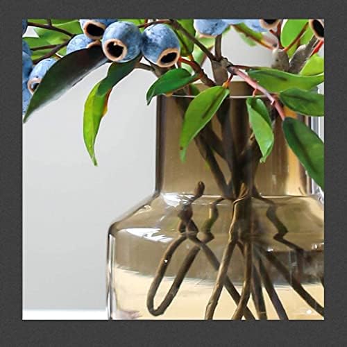 Lifelike Artificial Flowers Set with PE Materials Blue 23cm