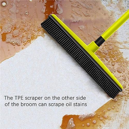 Kiplyki 180-Degree Rotatable Broom and Dustpan Combo Set 1