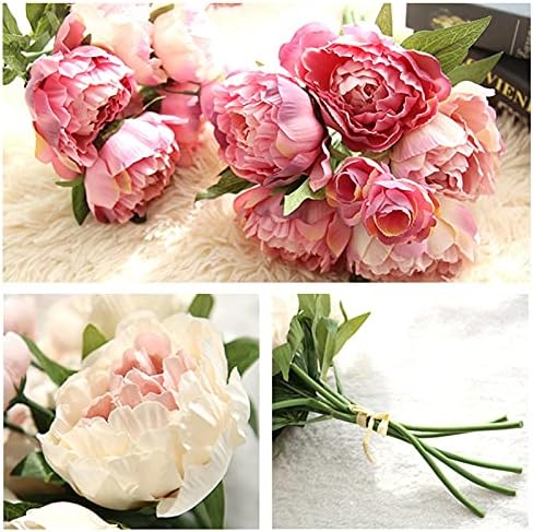 Champagne Peony Bouquet Artificial Wedding Flower