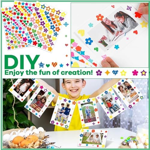 150 Pcs White Paper Frames with Stickers for Kids DIY