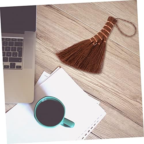 Compact Broom Tool Mini Brown Broom for Home Cleaning